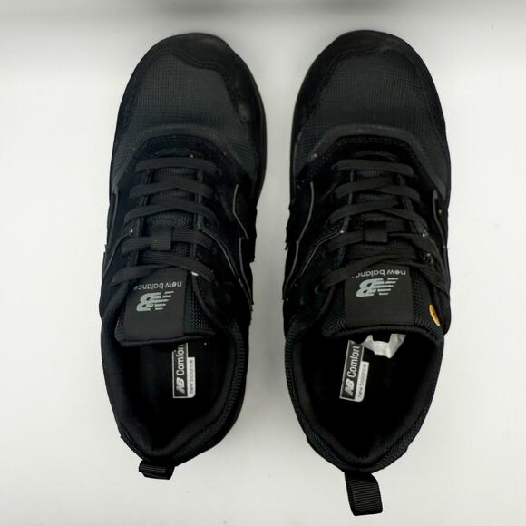 New Balance Mens CT Elite Lite SD Work Sneakers US 9 Wide Black Suede EUC - Picture 10 of 14